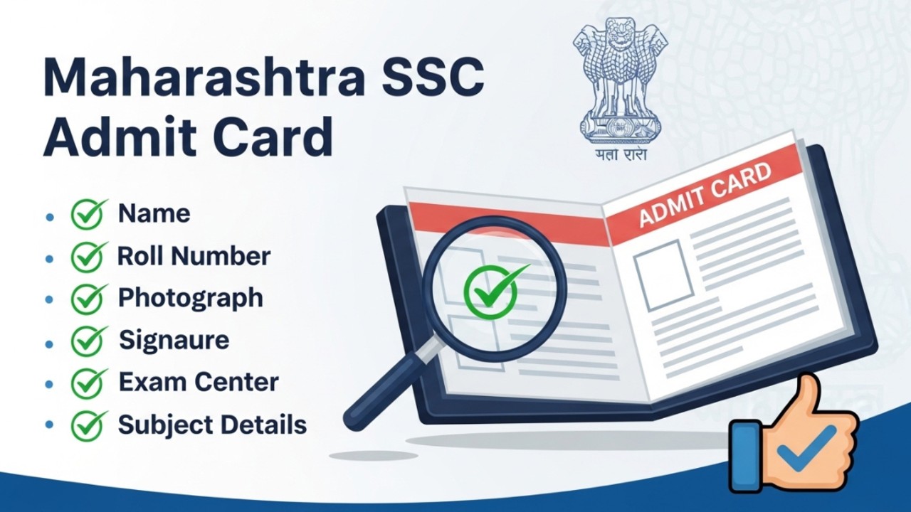 Details to Verify on Your Maharashtra SSC Admit Card